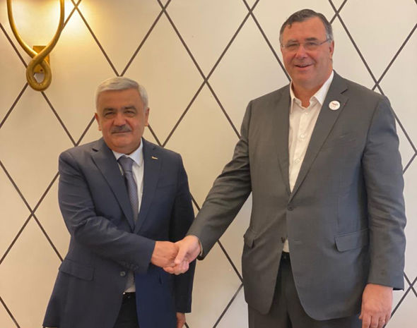SOCAR prezidenti Rövnəq Abdullayev Total şirkətinin baş icraçı direktoru Patrik Puyanne ilə görüşüb